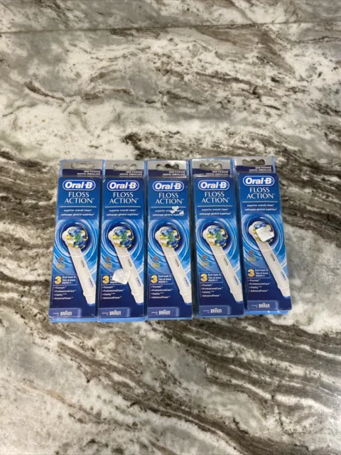 ¡Nuevo! Paquete de 5 cabezales de cepillo de dientes eléctrico a granel Oral-B 15 cabezales en total