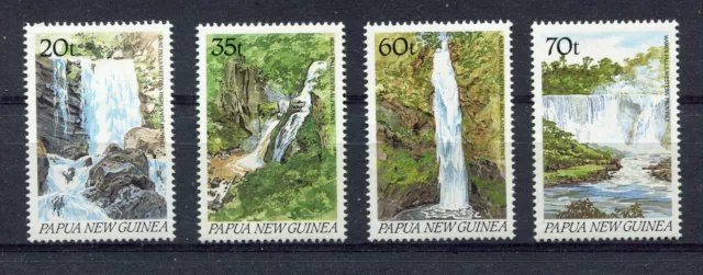 s8624) PAPUA & NEW GUINEA MNH** 1990, Water falls 4v