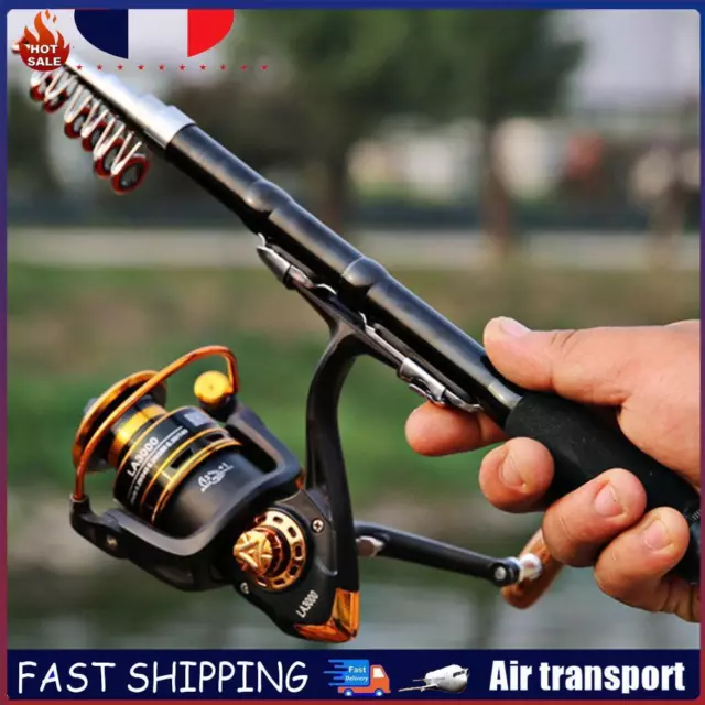 Outdoor Mini Pocket Sea Fishing Rod Portable Spinning Pole Fishing Pesca Tackle