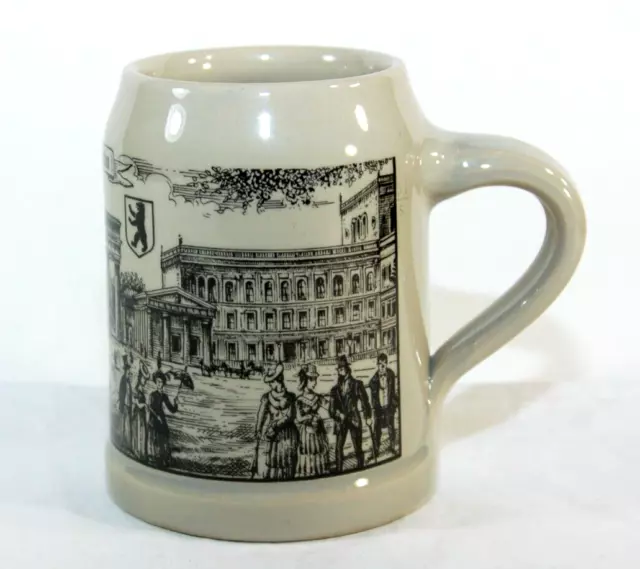 Schedel Bavaria 750 Jahre Berlin german beer stein ceramic gray .5L