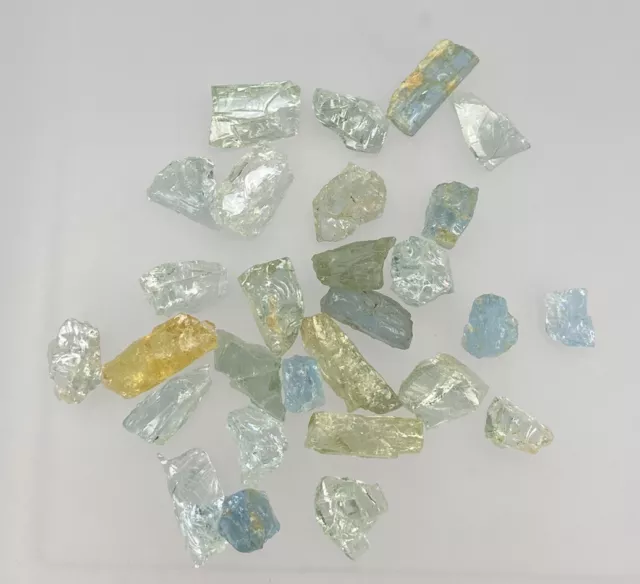 Lot BERYL Rohsteine (10 gr) Roh, Aquamarine rough Lot , Tanzania