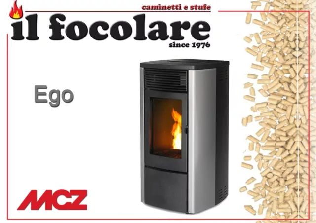 Stufa Pellet Aria Mcz Ego 8Kw Maestro Comfort Air Canalizzabile Up Pellet Stove