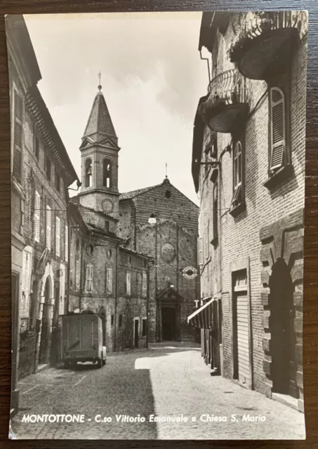 Rara Foto Cartolina Montottone Fermo Marche - Fg Vg 1965