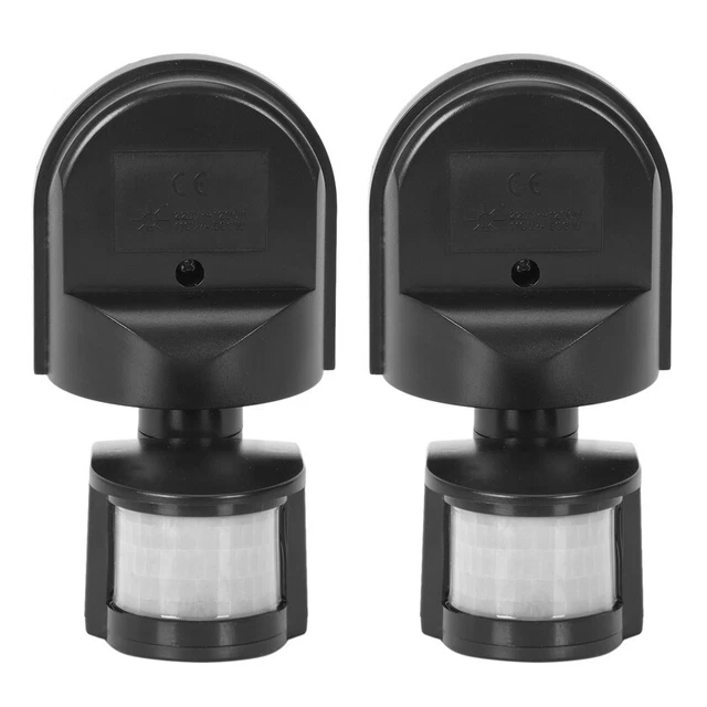 2 x Ac110V - 240 V esterno sensore di movimento Pir interruttore lampada da parete 180 gradi SQ4P1