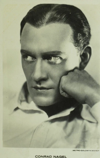 1930's RPPC Conrad Nagel Movie Star Dutch Real Photo Postcard P107