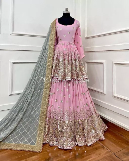 Lehenga Choli Indian Bollywood Neue Designer-Hochzeitsparty Pakistani...