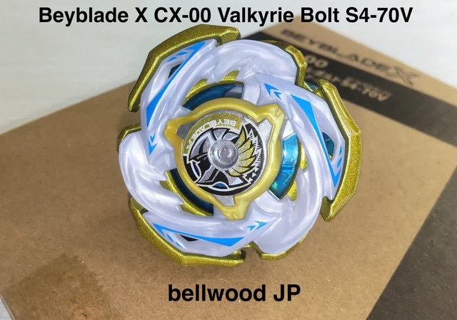 BEYBLADE X CX-00 Valkyrie Bolt S4-70V Gold Metal Coat Limited
