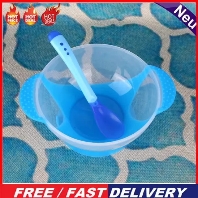 Silicone Baby Tableware Non Slip with Sucker Nontoxic for Toddler Training Tool