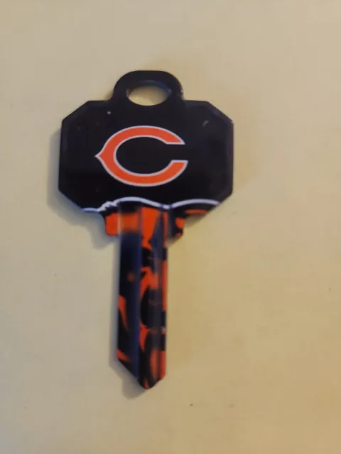 Chicago Bears NFL house key blank Schlage