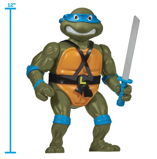 Teenage Mutant Ninja Turtles 12” Original Classic Leonardo 1989 Giant Figure NEW 3