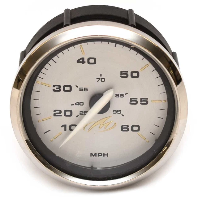 MONTEREY MARINE BOAT Speedometer Gauge SE9995B Faria Kronos Silver 3