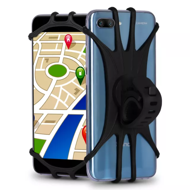 Fahrrad Handy Halterung für alle Apple iPhone Oberrohr Vorbau Lenker Halterung