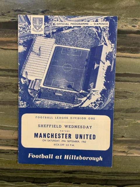 Sheffield Wednesday v Manchester United 1962/3