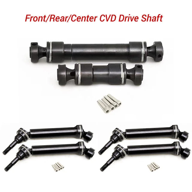 Steel CVD Front Center Rear Drive Shaft For Traxxas 1/16 ERevo Summit RC Car