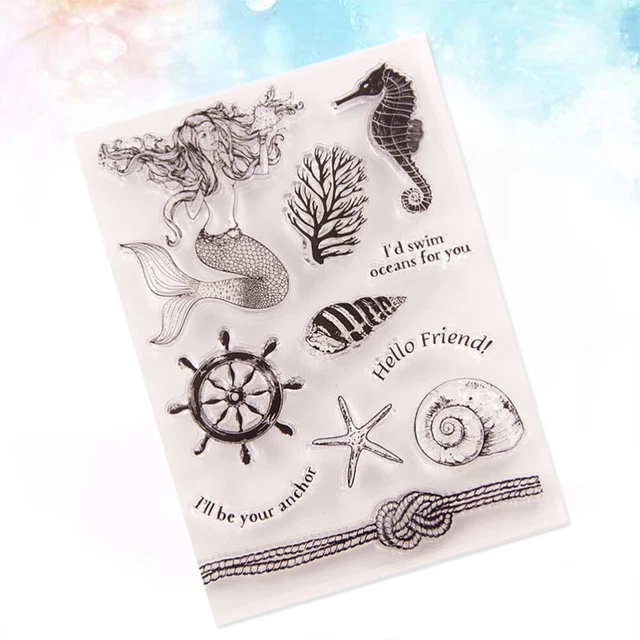Diary Stamp Clear Cling Stamps Scrapbook Stamper Journal Stamp