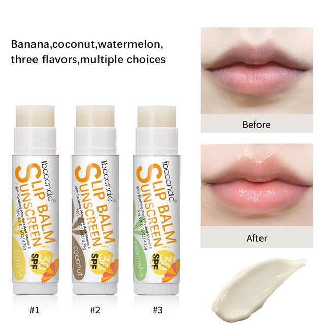 Sunscreen lipstick Lip Balm UVA Protection Lips Moisturizer J5O5