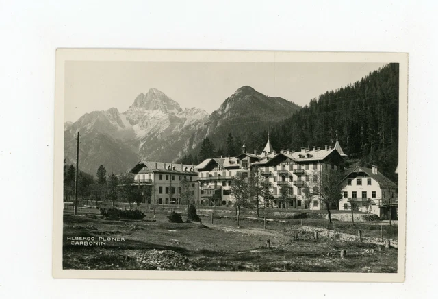 Cartolina Albergo Ploner Carbonin -CC030