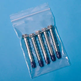 Reclosable Poly Bags, 4"W x 6"L, 2 Mil, Clear, 1000/Pack Rd Plastics Company Inc