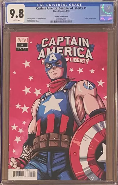 Captain America: Sentinel of Liberty #1 Vecchio Variant CGC 9.8