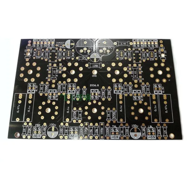 Stereo Push-pull 12AX7+12AU7+EL34 Vacuum Tube Power Amplifier Board Bare PCB AMP