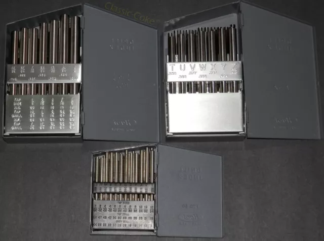 🇺🇸 Complete HSS 115pc Drill Blank Sets in 3 Huot Blanks Index Boxes ⭐⭐⭐⭐⭐
