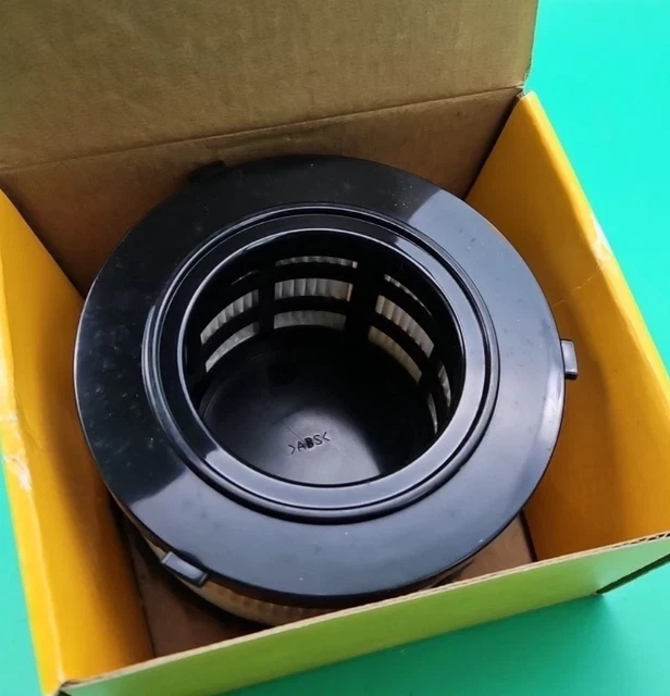 Vhbw Filtro HEPA Di Ricambio Per Aspirapolvere Dewalt DC5151H, DC5151 H - Nero/Bianco - Rotondo 108x63mm