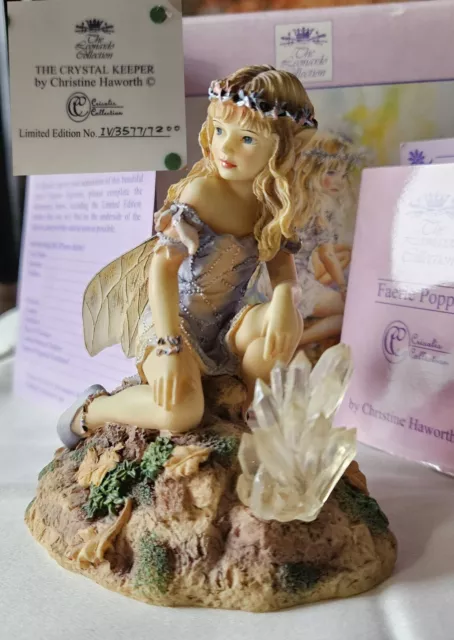 CHRISTINE HAWORTH FAERIE POPPETS THE CRYSTAL KEEPER Ltd Edition