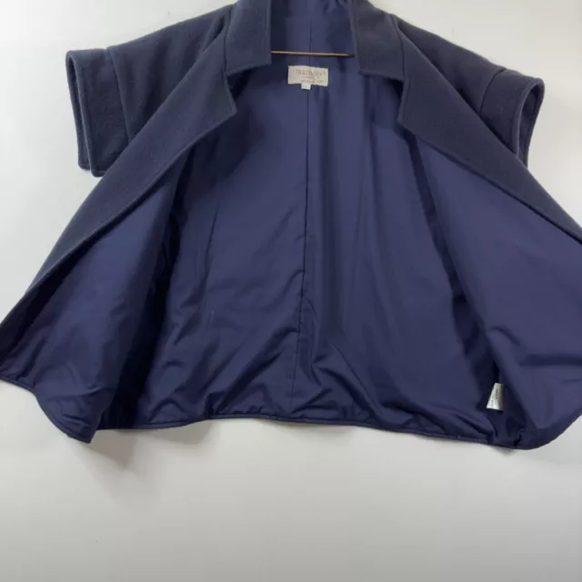 Jacobite Waistcoat Heritage Clothing Scotland Size L Navy Blue 100% Wool Lined 2