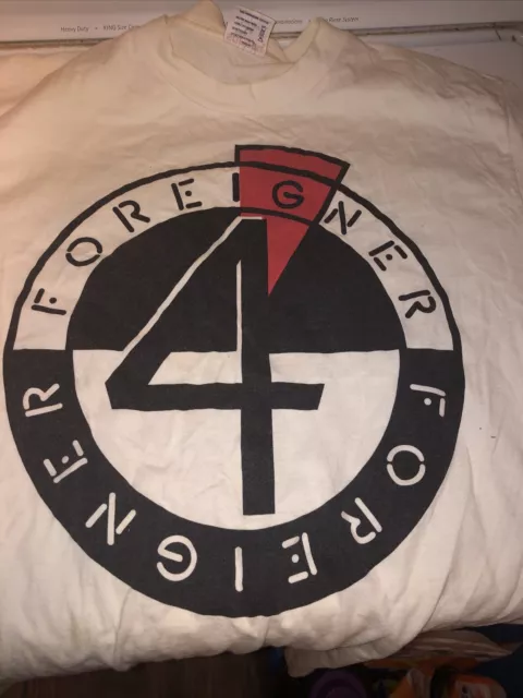 [RARE] Original - FOREIGNER - 'Real World' 1994 Tour T-Shirt