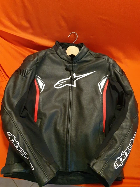 Giacca pelle moto best sale alpinestars