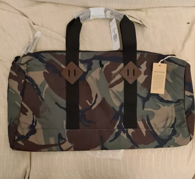 Polo Ralph Lauren Duffle  Bag . Camouflage .