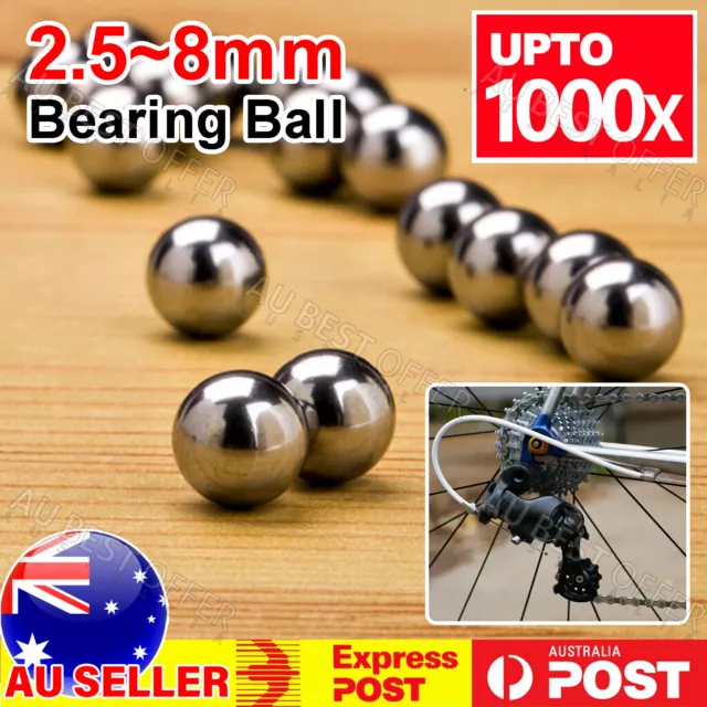 Steel Loose Bearing Ball Replacement Parts 2.5-8mm Bike Bicycle Cycling AU