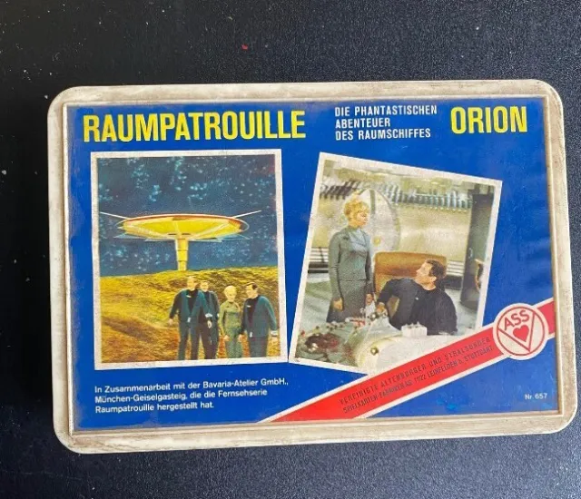 Raumpatrouille Orion Quartett 657 ASS Spielkarten Großbox