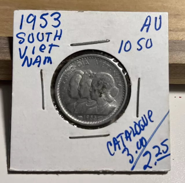 1953 South Viet Nam 10 Su AU (INV F)