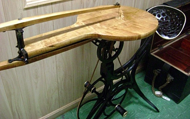 Antique Pedal Operated Bicycle Style Scroll Saw, Circa 1876