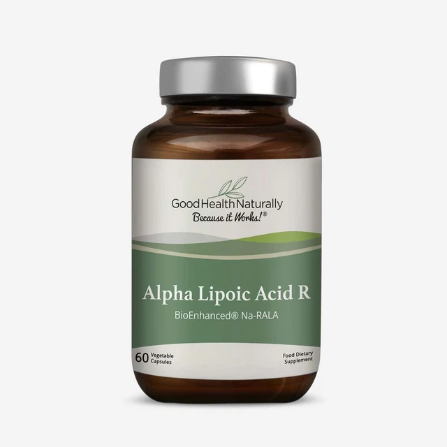 Rala Rwcdins ALPHA LIPOIC ACID R 200mg Bio-Enhanced Na-RALA R-Lipoic Acid | 60 Vegan ...