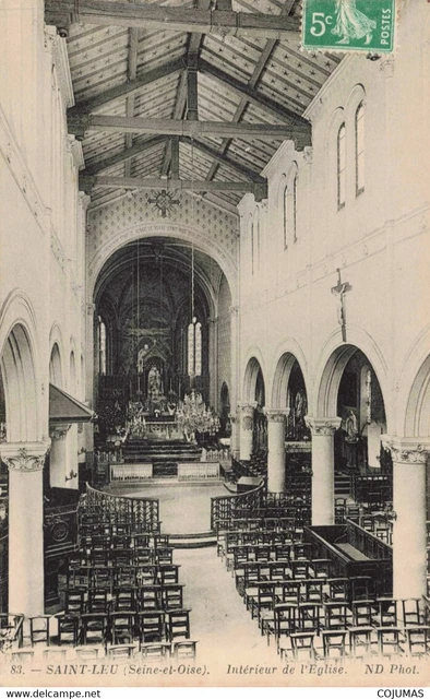 95 - SAINT LEU - S08087 - Int�rieur de l'Eglise - L14