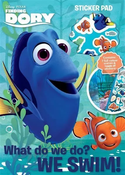 Official Disney Finding Dory Sticker Pad **NEW**