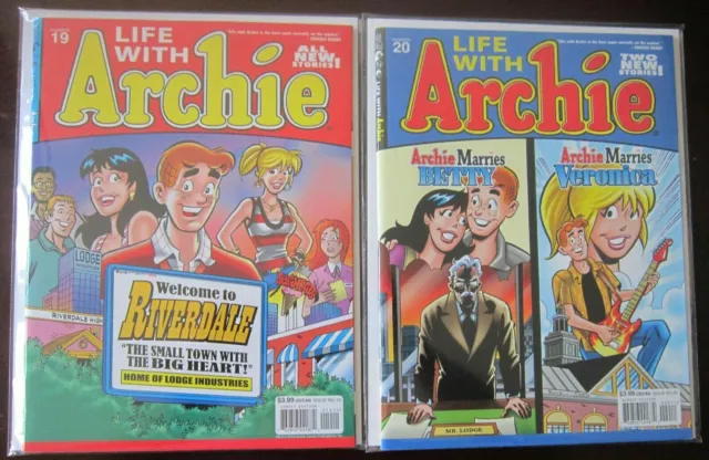 Life with Archie from:#19-26 7 different 8.0 VF (2012+2013)