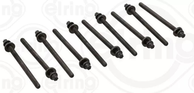 ELRING 10 ZYLINDERKOPFSCHRAUBEN SATZ M 10X1,25X153 für CHEVROLET AVEO CORSA 2