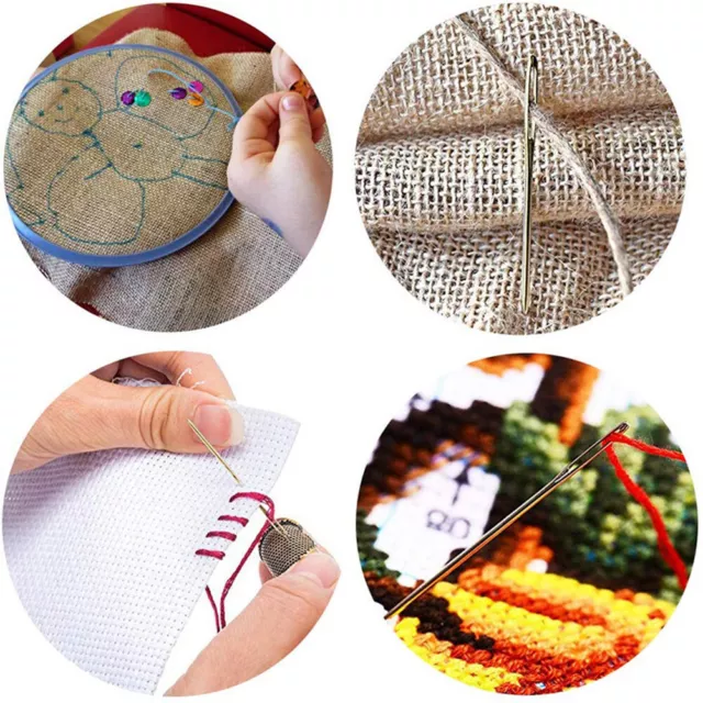 10pcs/Lot Embroidery Needle Set Knitting Craft DIY Sewing Cross Stitch (22)