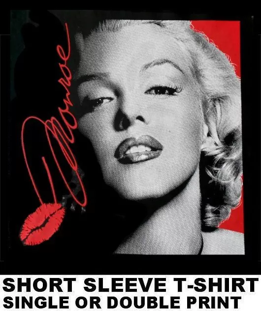 Beautiful Sexy Iconic Super Movie Star Marilyn Monroe Celebrity Art T-Shirt Xt99