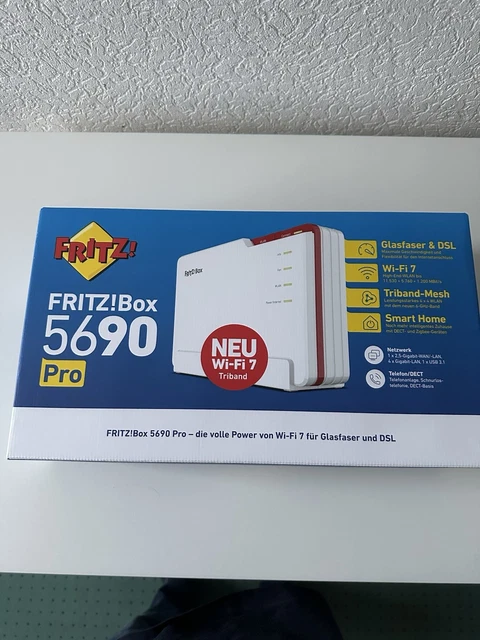 AVM FRITZ!BOX 5690 Pro Wi-Fi 7 Router Neu und OVP EUR 292,00 - PicClick DE
