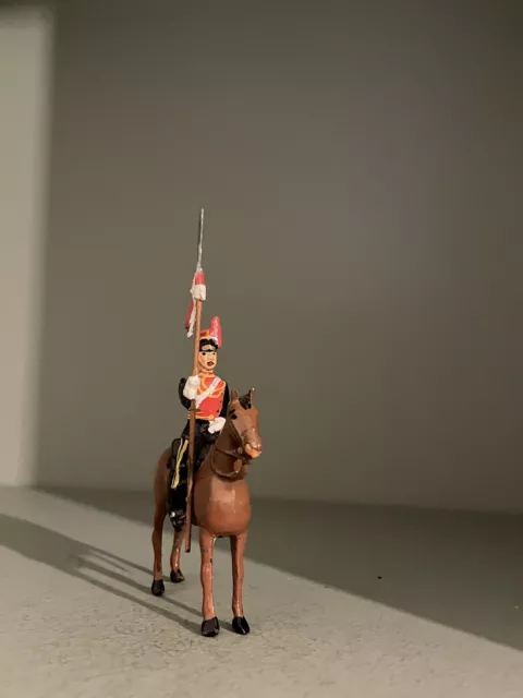 Britains Mounted Lead Toy Soldier. 12th Lancers Trooper.