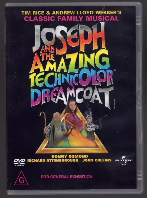 Joseph and The Amazing Technicolor Dreamcoat (1999) DVD reg.4 - Donny Osmond