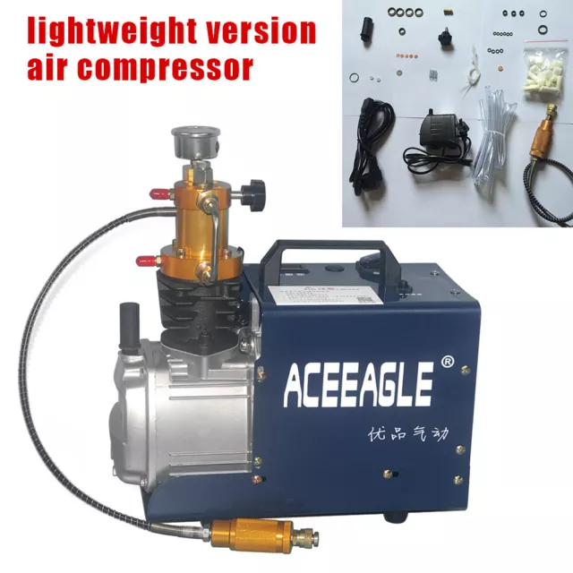Compressore ad alta pressione 300 bar 4500Psi pompa aria elettrica paintball 2800 r/min