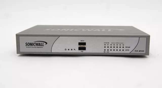 SonicWALL Tz 210 Vpn Feuerwand Netzwerk Sicherheit Vorrichtung APL20-063