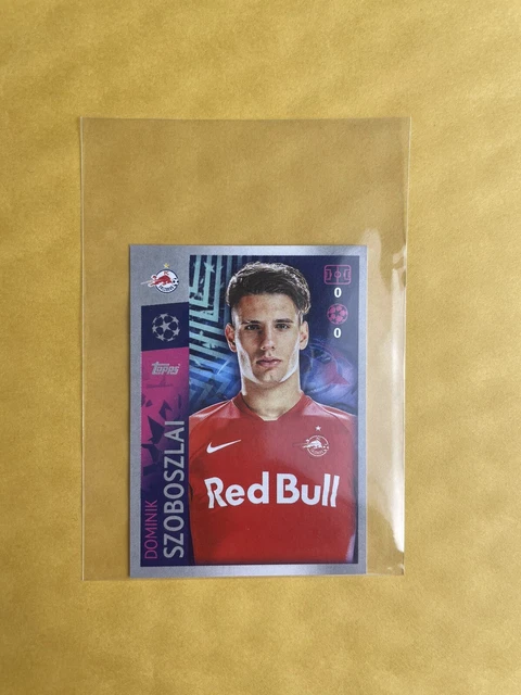 2019-20 Topps UEFA Champions League Sticker #412 Dominik Szoboszlai Rookie RC