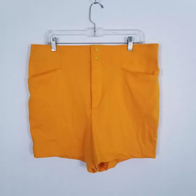 RUSSELL VINTAGE 80'S Gym Coach Shorts Men's Size 36 38 Large Yellow 5 ...