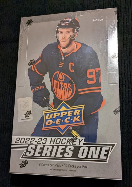 2022-23 UPPER DECK SERIES 1 HOCKEY HOBBY BOX - Factory Sealed